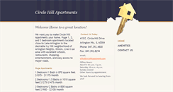 Desktop Screenshot of circlehillapartments.com